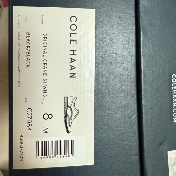 Cole Haan Black Oxford Dress Shoes - Picture 3 of 4